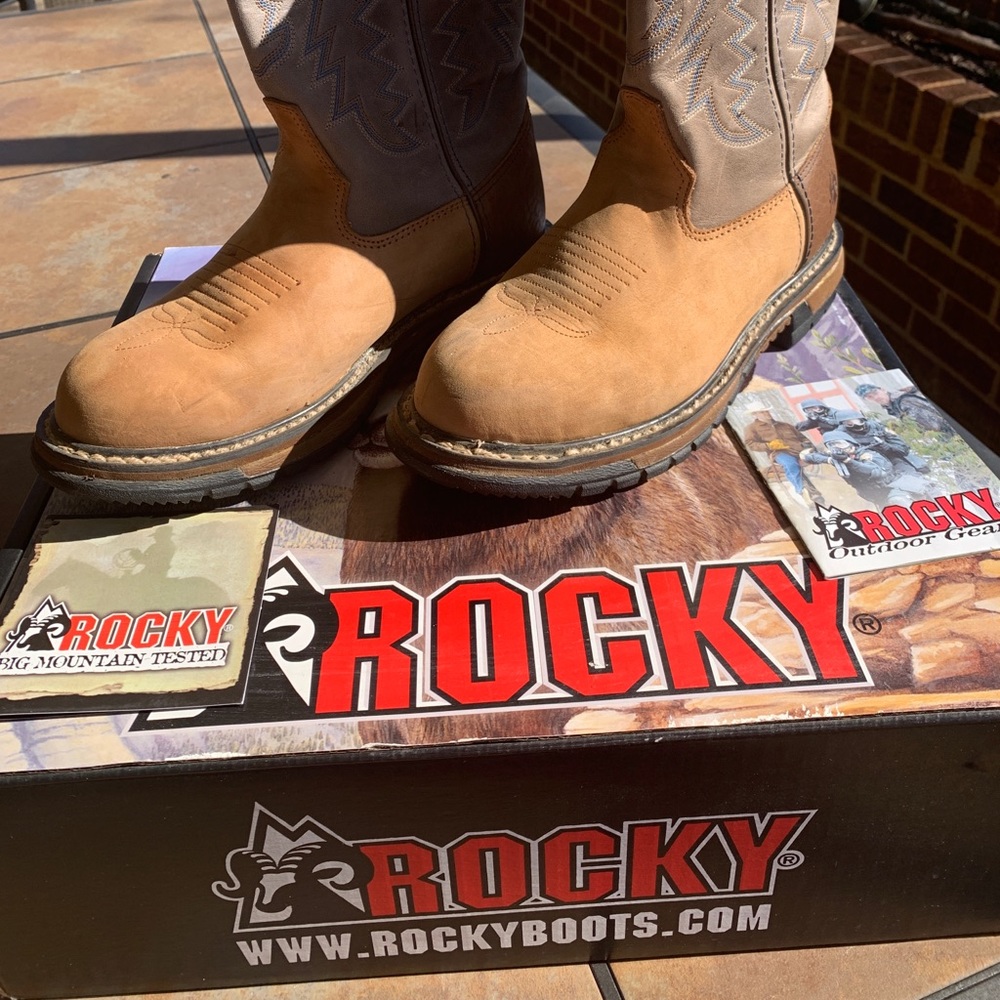 Rocky Boots Women’s 7.5 Ride Branson Roper $169.95